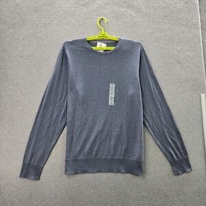 Old Navy Men Sweater XL Gray Ribbed Long Sleeve NWT